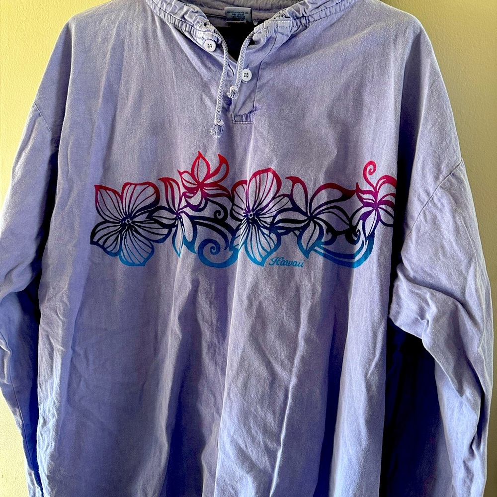 Hawaii Floral Women's Hoodie - Purple